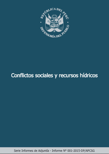 INFORME CONFLICTOS SOCIALES Y RECURSOS HIDRICO