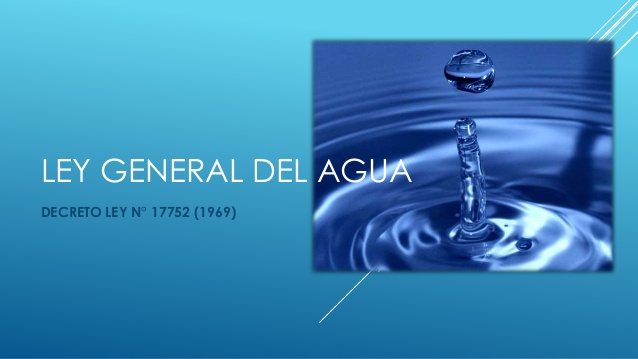 LEY GENERAL DE AGUAS: Decreto Ley N° 17752